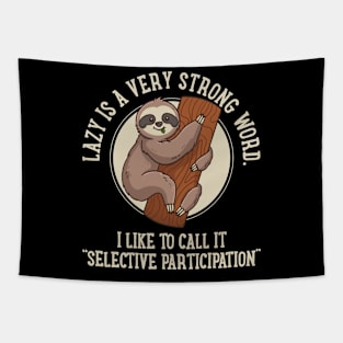 Sloth Vintage Tapestry