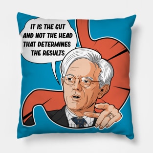 The Gut and Not The Head | Peter Lynch Pillow