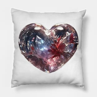 Crystal heart Pillow