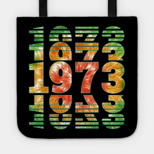 Tie Dye 1973 Birthday Tote