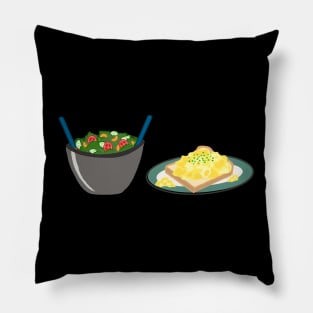 Frasier Toss Salad and Scrambled Eggs Pillow