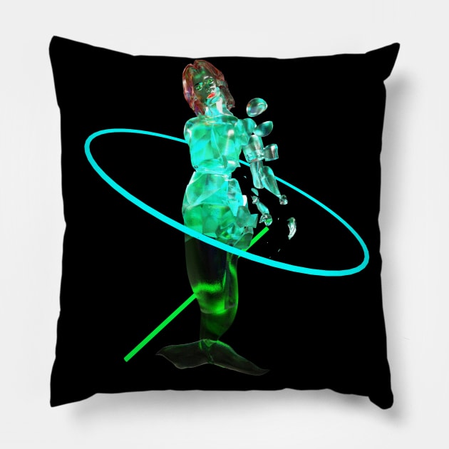 3d modeling mermaid Pillow by kuts