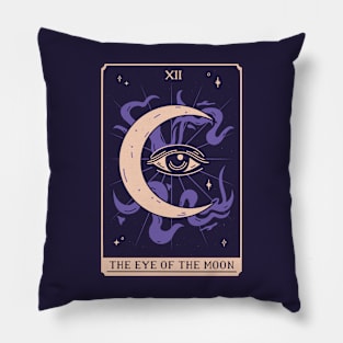 Spooky Tarot Card: The Eye of the Moon Pillow