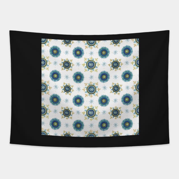 Byzantine white Empire Tapestry by SumiIllustrator