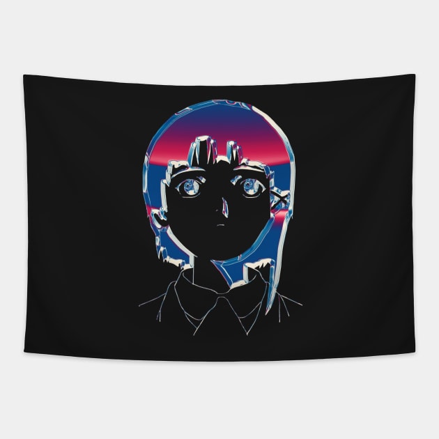 Lain Chrome 1 Tapestry by RAdesigns