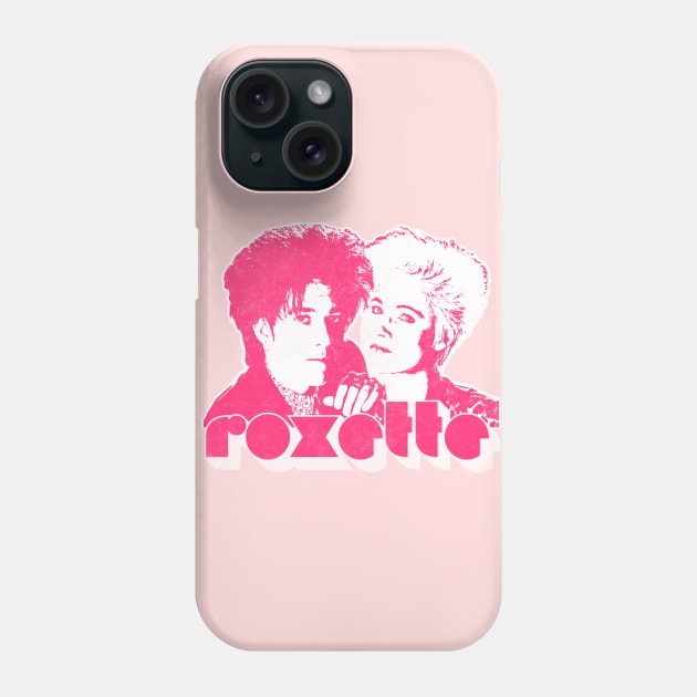 Roxette / Faded Style  Distressed 90s Aesthetic Fan Design Phone Case by DankFutura