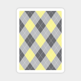 Haus Pastel Argyle - Huffle Magnet