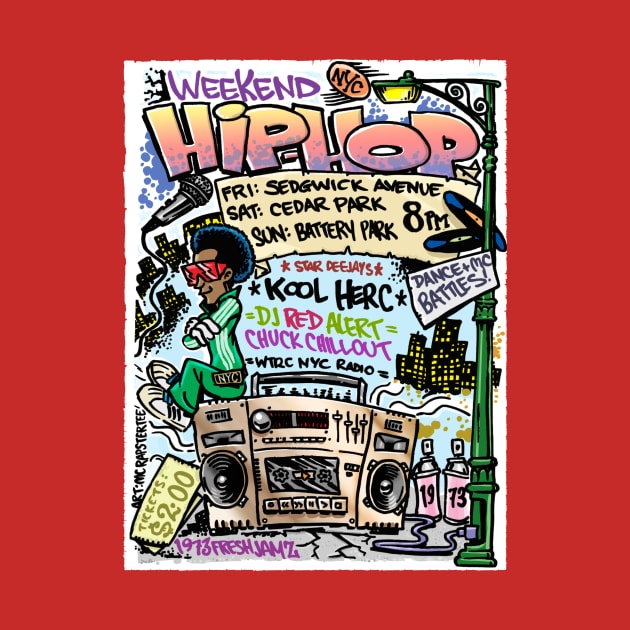 Hip Hop Flyer - COLOR! by inktheplace2b