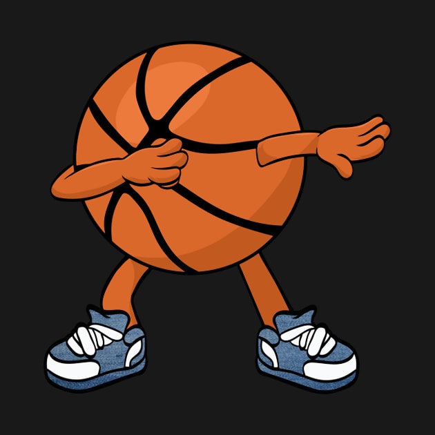 Dabbing Basketball Ball Kids Boys Dab Dance by levitskydelicia