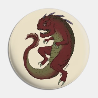 Amphibious dragon Pin