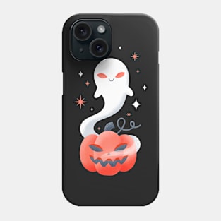 Cute Ghost and Haunted Pumkin - Halloween Collection Phone Case