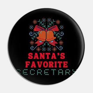 Christmas Secretary Gift Pin