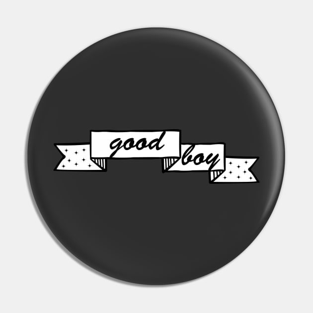 Good boy Pin by StudioIris