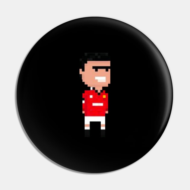 CANTONA 8 bit Pin by Roti Kodok Art