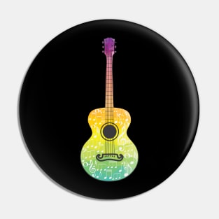 Acoustic Polygonal Guitar Pin