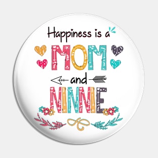 Happiness Is A Mom And Ninnie Wildflower Happy Mother's Day Pin