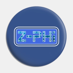 Zeta Phi Beta Z-Phi Badge Pin