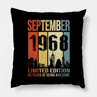 Made In 1963 September 60 Years Of Being Awesome Pillow