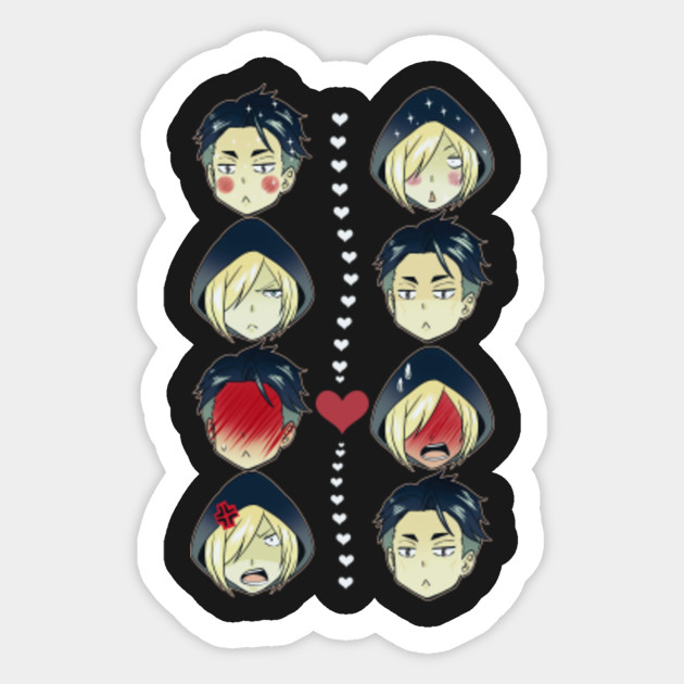 Get Wallpaper Otabek X Yurio Yuri On Ice Sticker Teepublic Uk HD