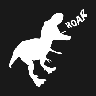 T-Rex, in white T-Shirt