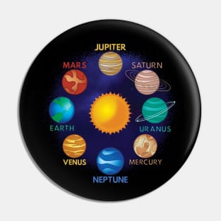 Solar System Pin