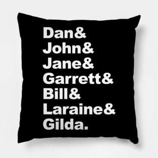 The Greatest SNL cast: Experimental Jetset style Pillow