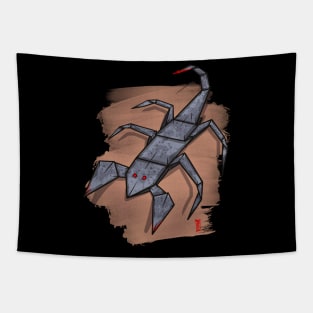 Origami scorpion Tapestry