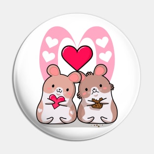 kawaii style, lovers mice, Valentine's day, cute kawaii mice. Pin