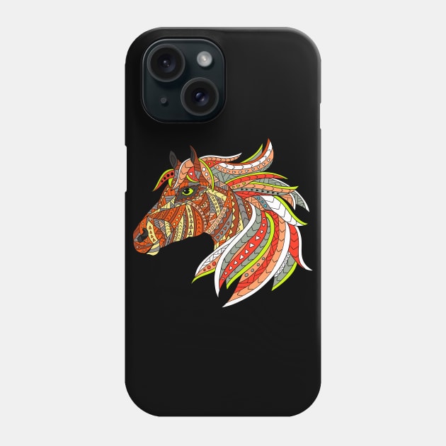 Horse Ethnic Pattern Phone Case by Tebscooler