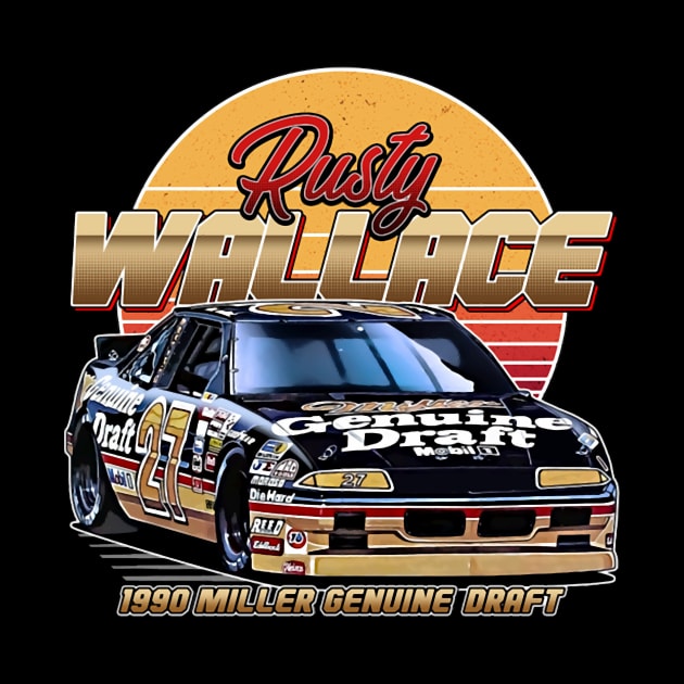 Rusty Wallace Miller Retro 80S by Erianna Bee