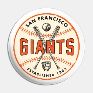 Retro San Francisco Giants 2 by Buck Tee Pin