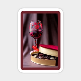 Chocolate and wine Magnet