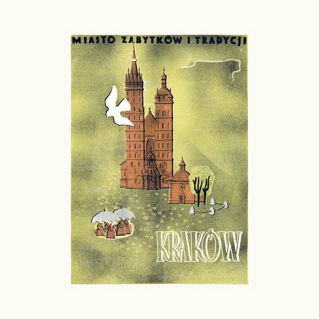 Krakow Poland Vintage Poster 1930s by vintagetreasure