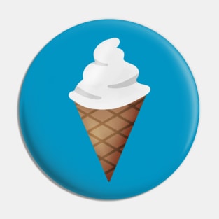 Vanilla Ice Cream Cone Pin