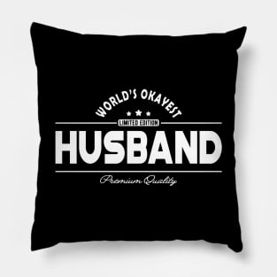 Husband - World's okayest husband Pillow