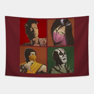 Mortal Kombat Group Tapestry