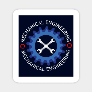 best design mechanical engineering text & logo Magnet