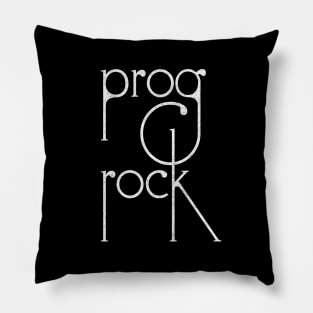 Prog Rock • Retro Styled Design Pillow