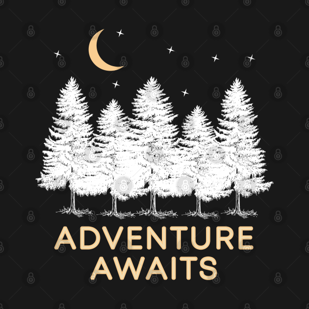 Disover Adventure Awaits - Camping - T-Shirt