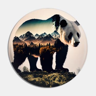 Asian Panda Pin