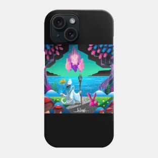 The Sorcerer and the Floating Castle Phone Case