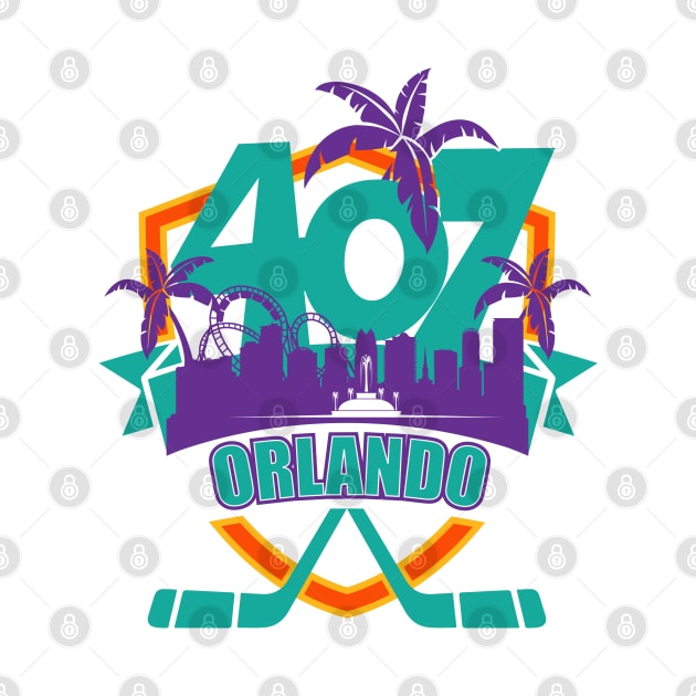 407 Orlando Hockey color by AssortedRealitee