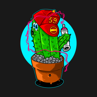 Street Art Cactus T-Shirt