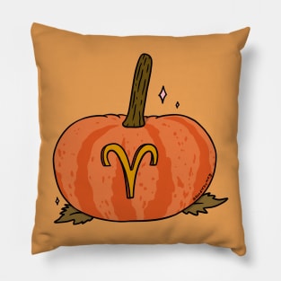 Aries Pumpkin Pillow