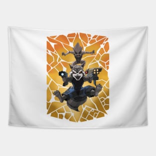 Rocket and Groot Tapestry