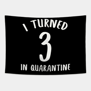 I Turned 3 In Quarantine Tapestry