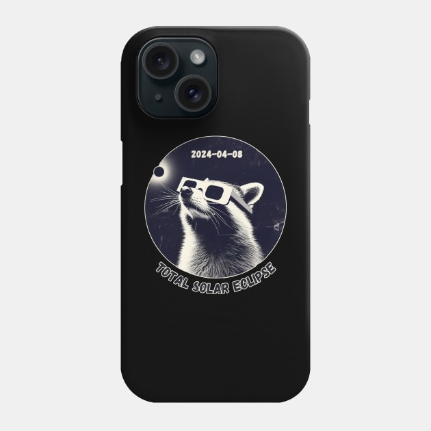 Total solar eclipse 2024 Phone Case by TomFrontierArt