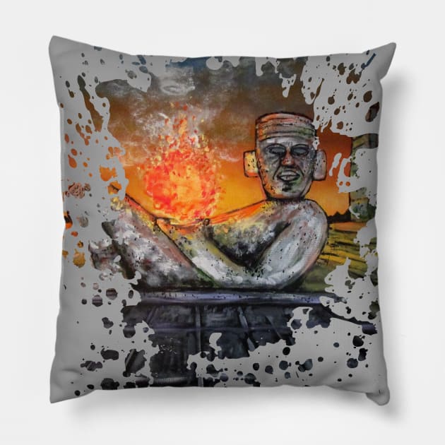 Chacmool Pillow by adamzworld