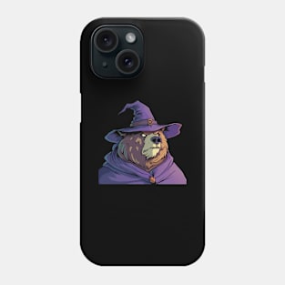 Grizzly as Witch - Grizzly Bear Halloween Phone Case