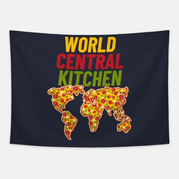 World Central Kitchen Tapestry by EDE Digital Art